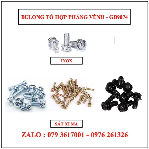 BULONG TỔ HỢP PHẲNG VÊNH